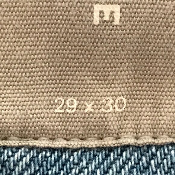 Everlane The Summer Jean Men 29x30 Blue Mid Rise Medium Wash Stretch 17096 - Picture 10 of 13